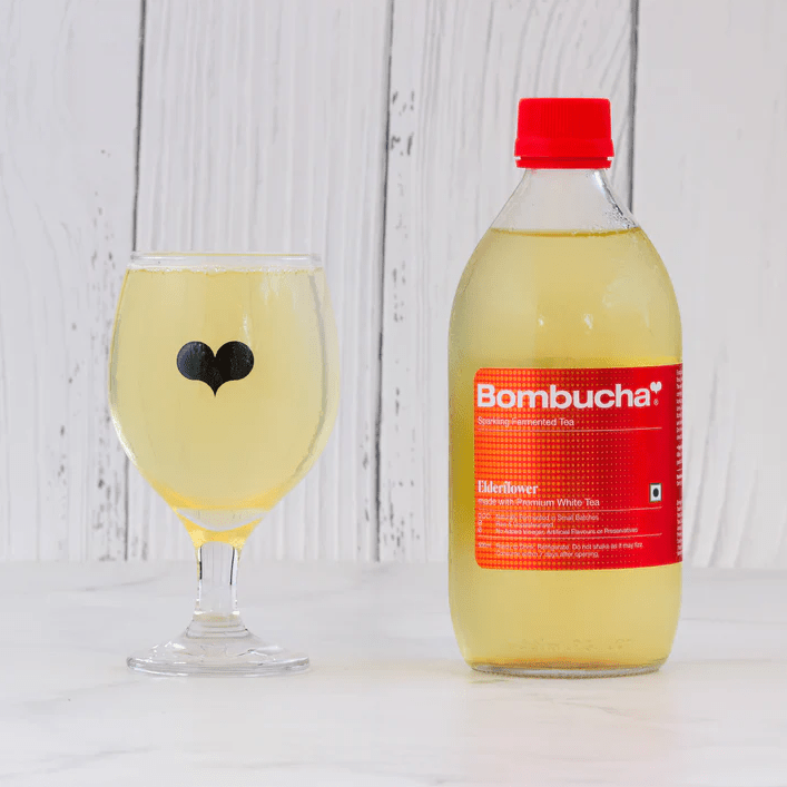 Kombucha - Elderflower in White tea - Bombucha - Freshmills