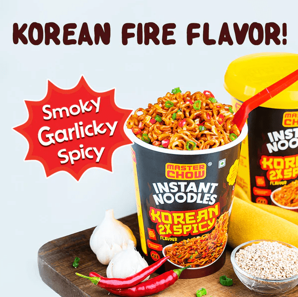 Korean 2X Spicy Cup Noodles - Master Chow - Freshmills