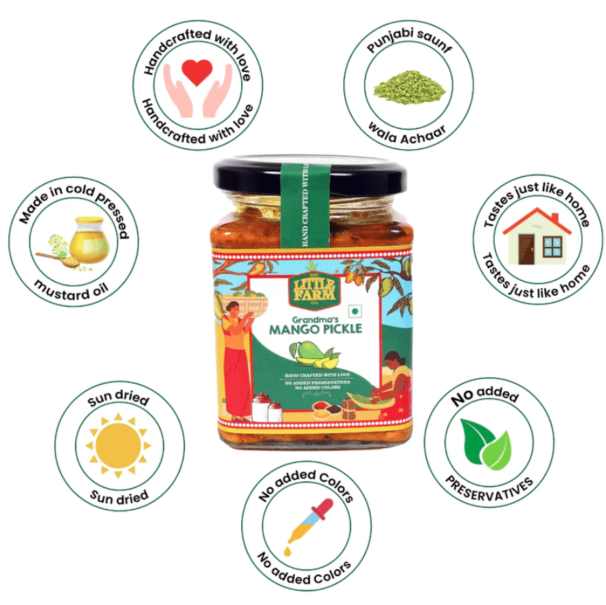 Mango Pickle - The Little Farm Co - Freshmills