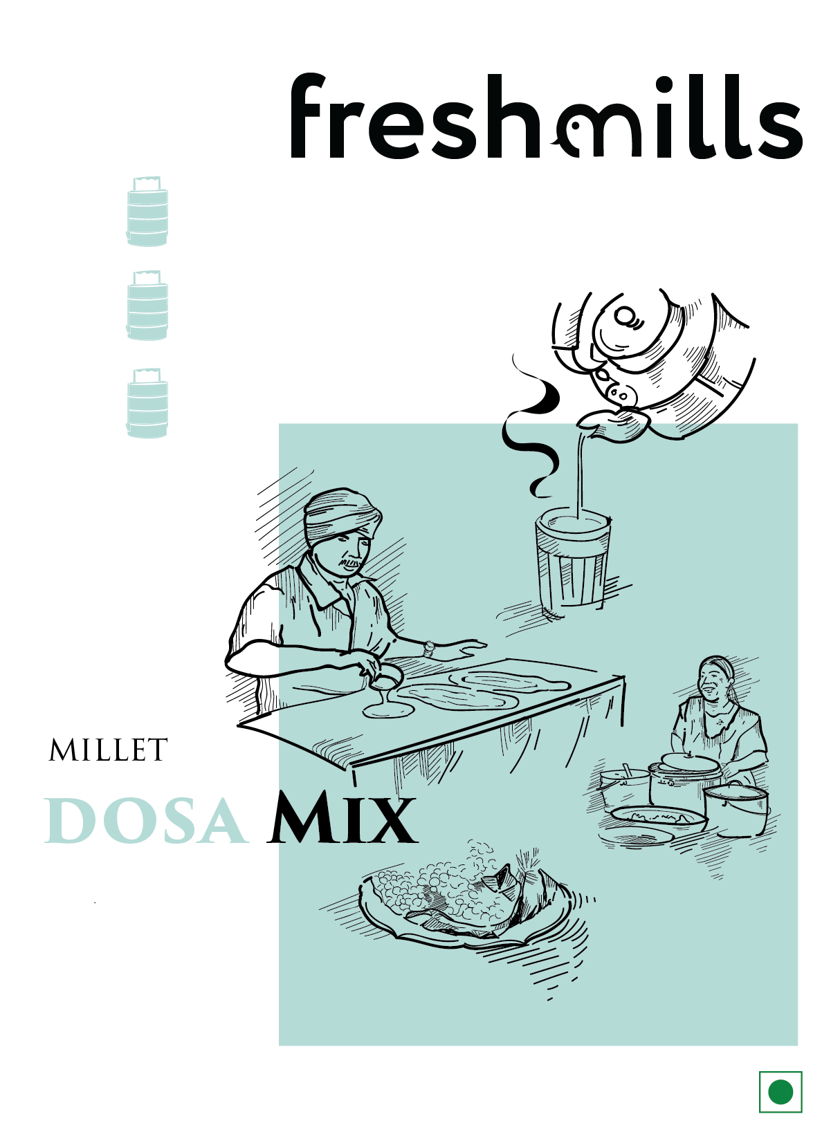 Millet Dosa Mix - Freshmills - Freshmills