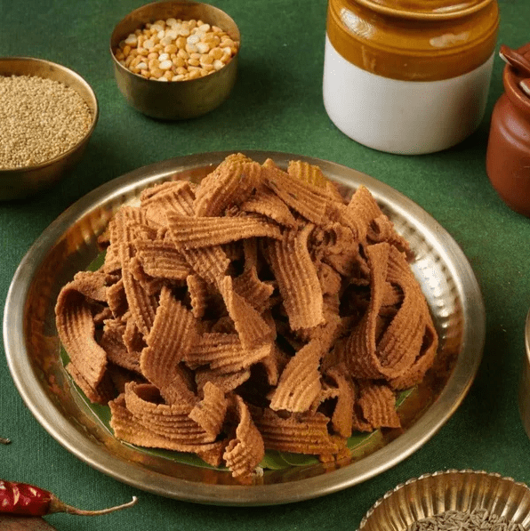 Millet Ribbon Pakoda - Sweet Karam Coffee - Freshmills