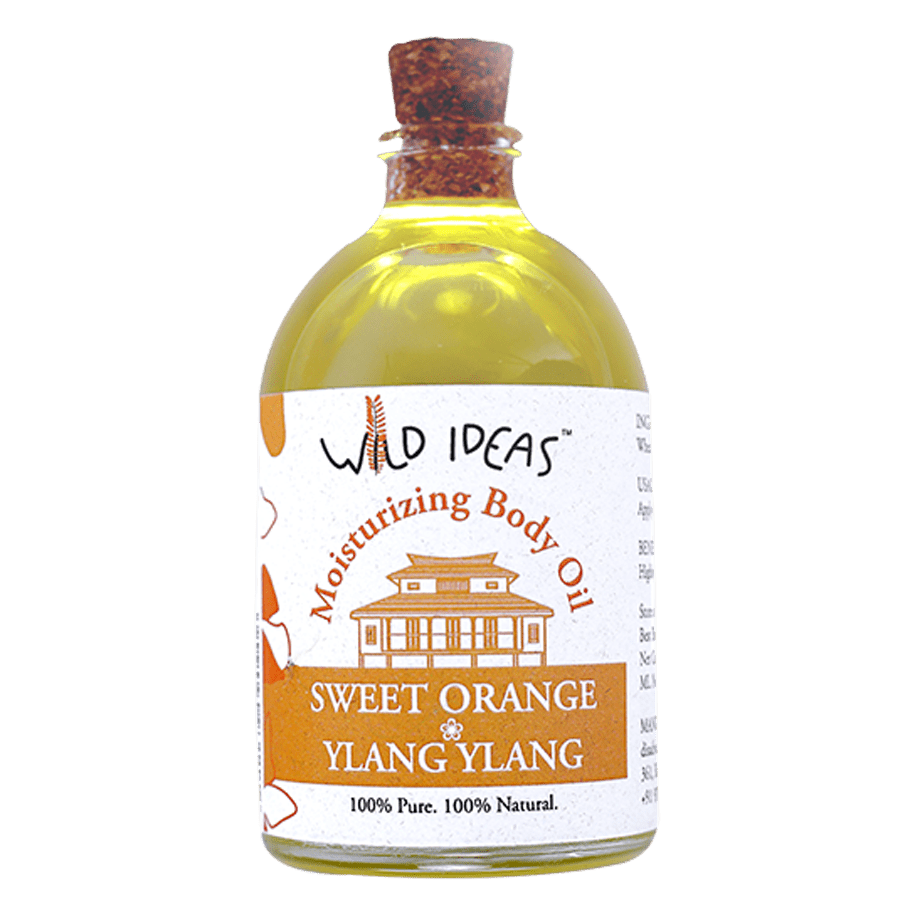 Moisturizing Body Oil – Sweet Orange & Ylang Ylang - Wild Ideas - Freshmills