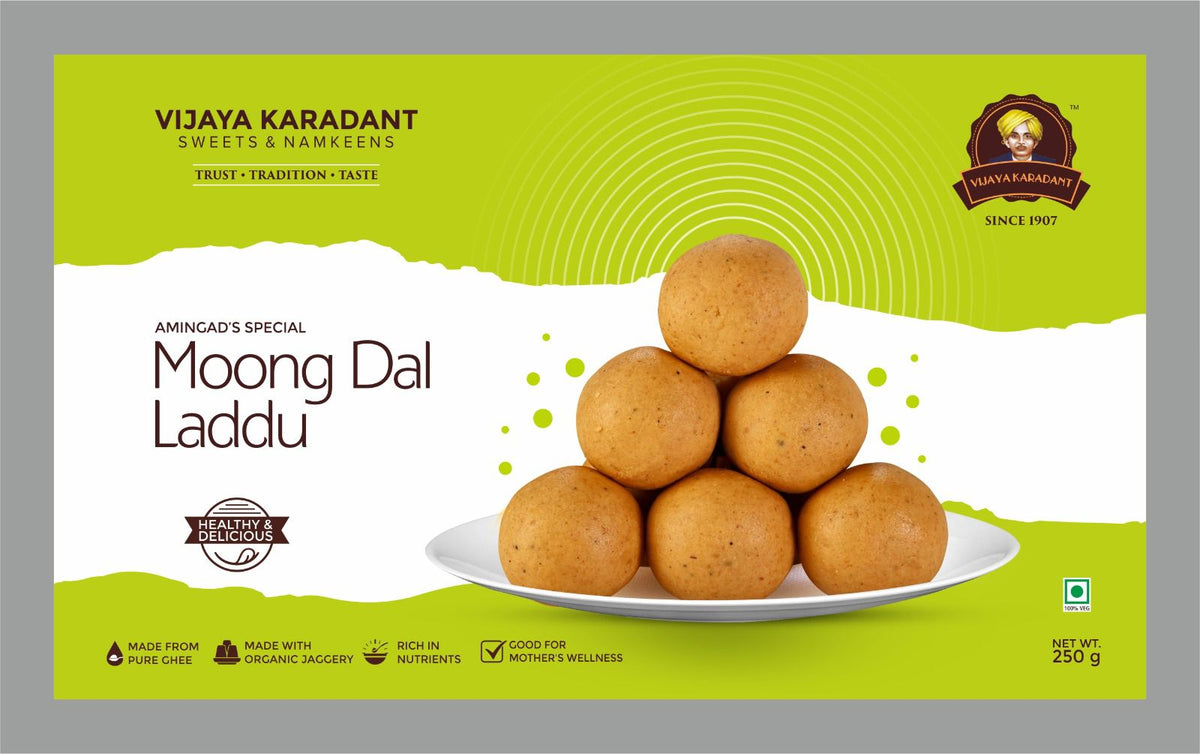 Moong Dal Laddu - Vijaya Karadant - Freshmills