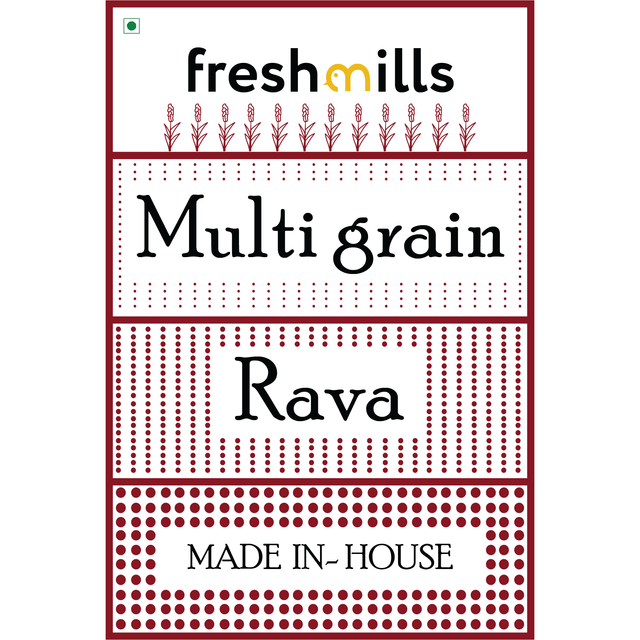 Multigrain Rava 500g - Freshmills - Freshmills