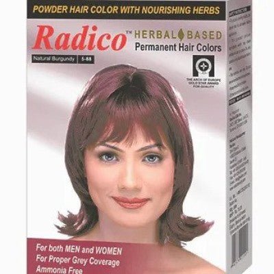 Natural Burgundy Hair Colour - Radico - Freshmills