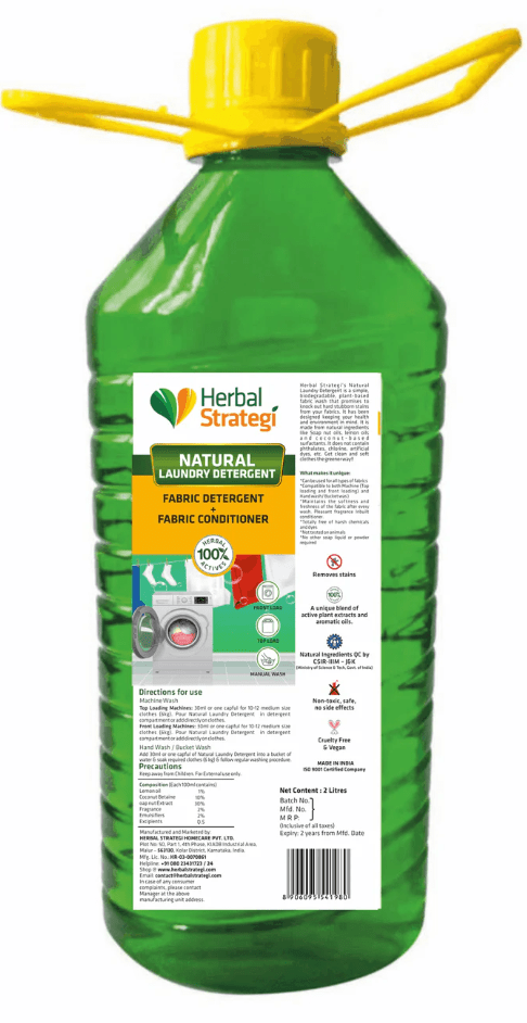 Natural Laundry Detergent - Herbal Strategi - Freshmills