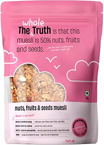 Nuts, Fruits & Seeds Muesli - The Whole Truth - Freshmills