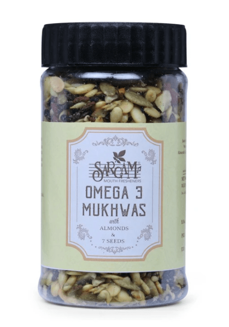 Omega 3 Mukhwas With Almonds & 7 Seeds - Sargam - Freshmills