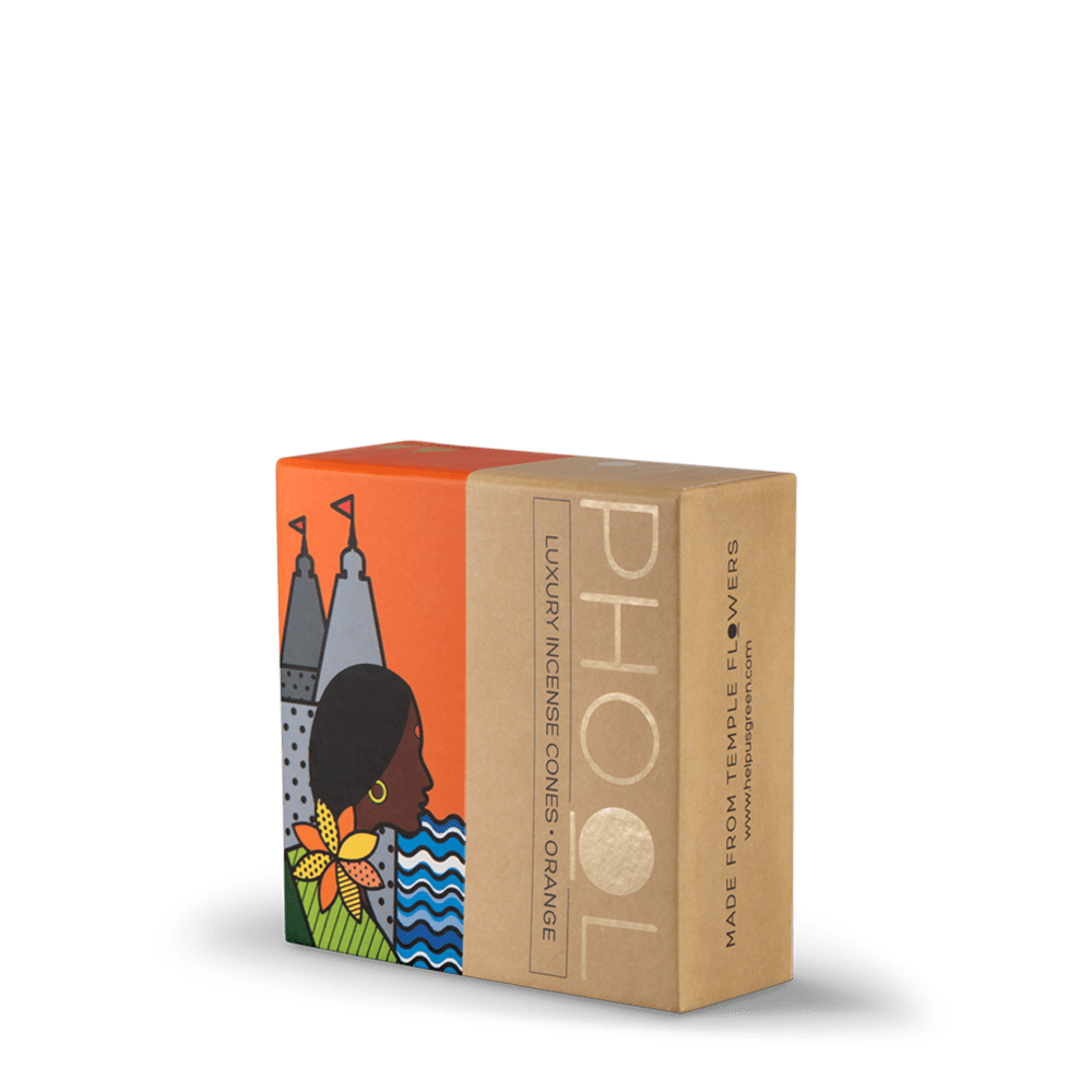 Orange Incense Cones - Phool - Freshmills