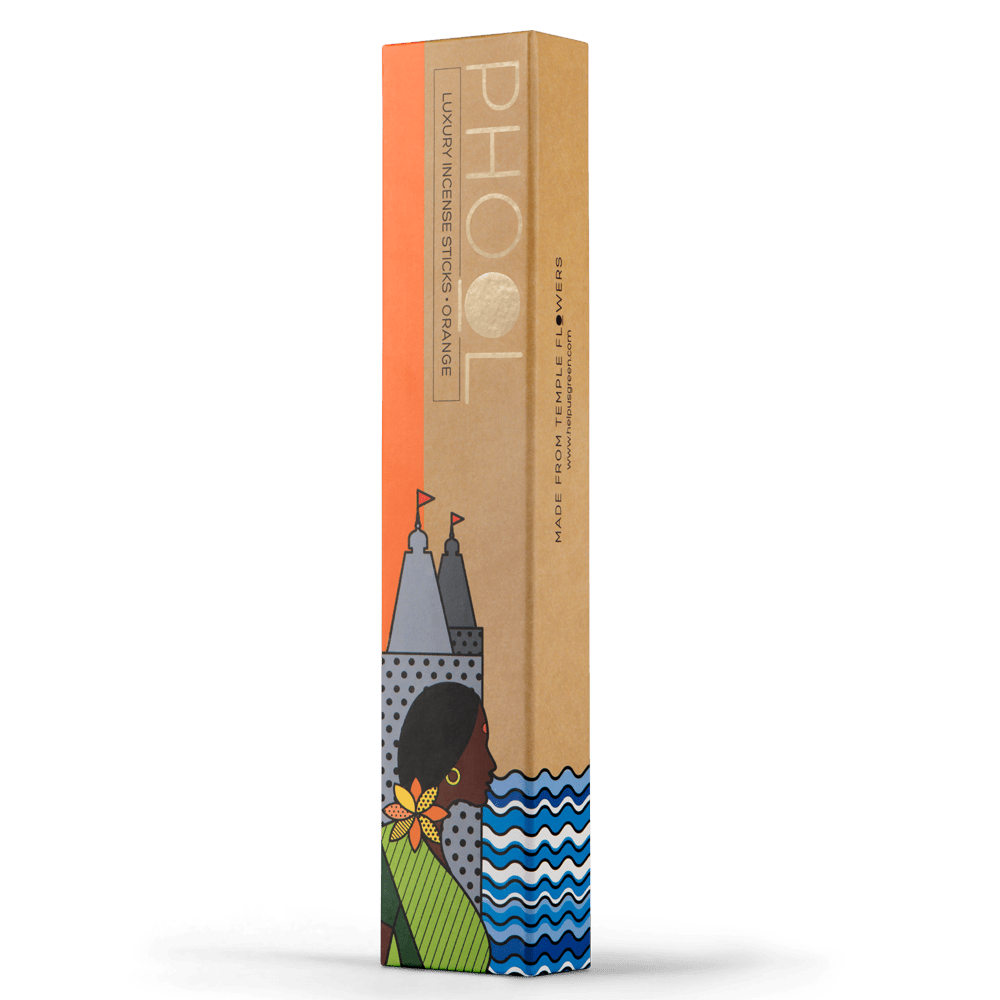 Orange Incense Sticks - Phool - Freshmills