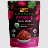 Organic Beetroot Chakli Sticks - Happy Leaf Snacks - Freshmills