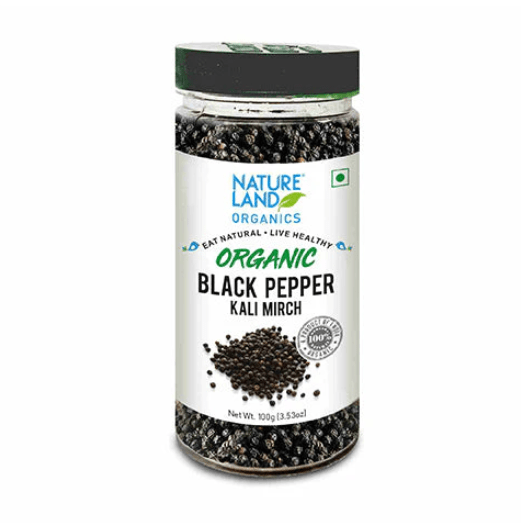 Organic Black Pepper - Nature Land - Freshmills