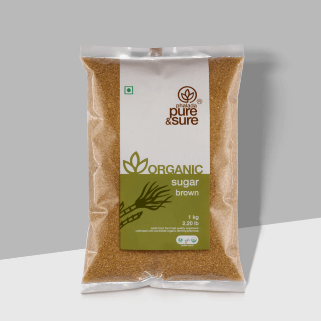 Organic Brown Sugar - Phalada Pure & Sure - Freshmills