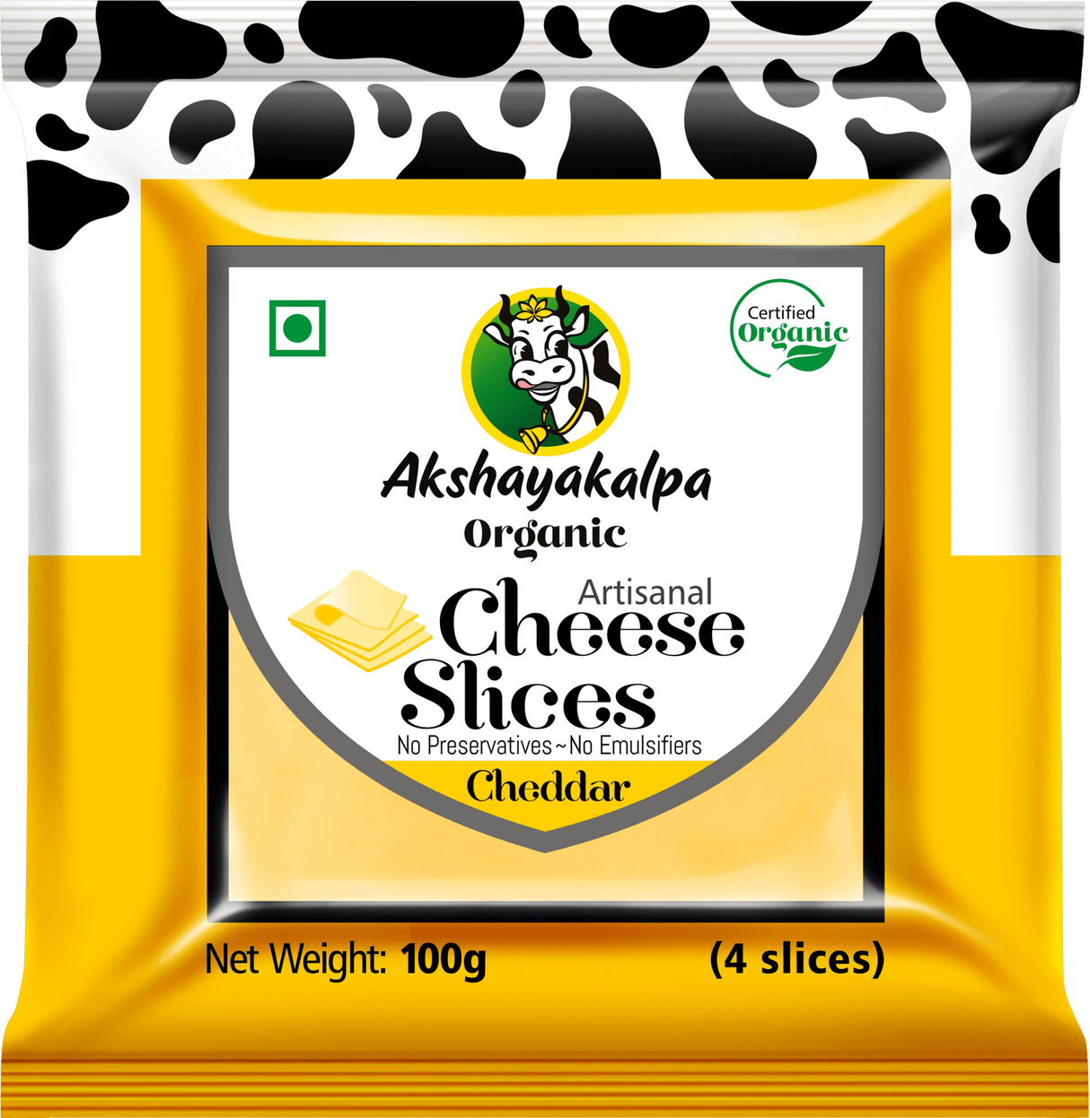 Organic Cheese Slices - Akshayakalpa - Freshmills