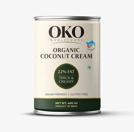 Organic Coconut Cream - OKO WHOLE FOODS - Freshmills