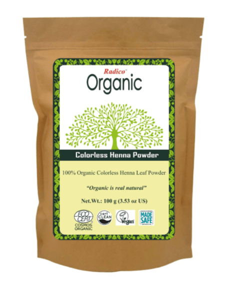 Organic Colorless Henna Powder - Radico - Freshmills