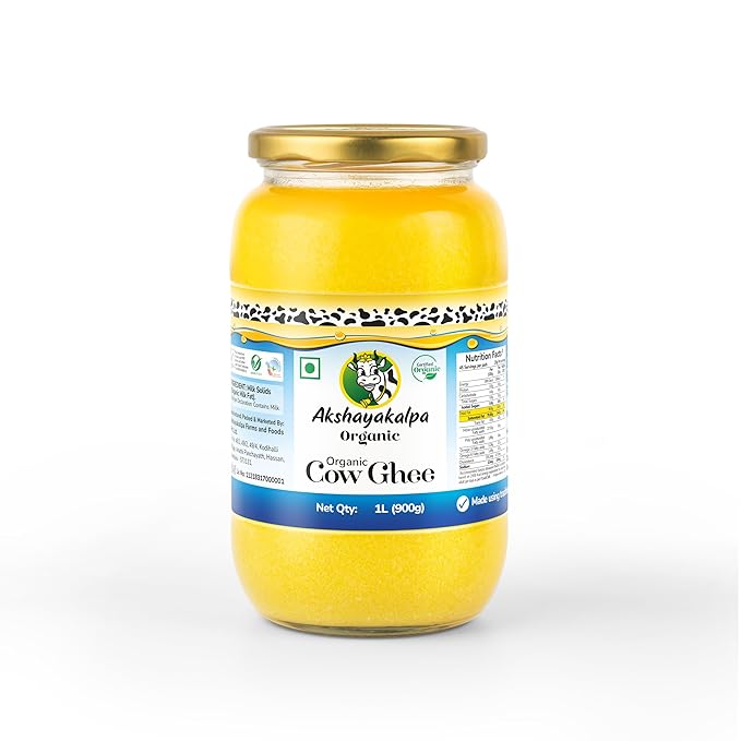 Organic Cow Ghee - Akshayakalpa - Freshmills
