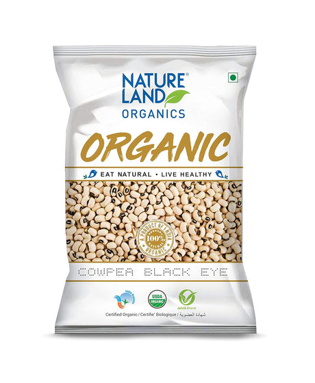 Organic Cowpea Black Eye - Nature Land - Freshmills