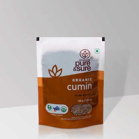 Organic Cumin Whole - Phalada Pure & Sure - Freshmills