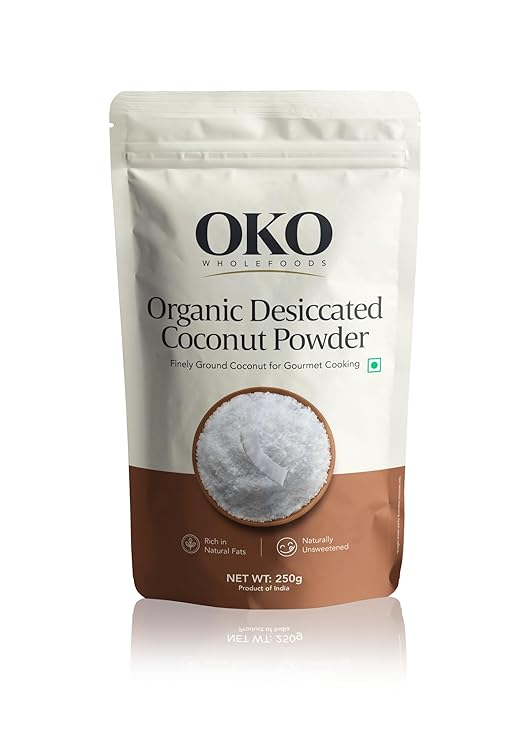 Organic Desiccated Coconut Powder - OKO WHOLE FOODS - Freshmills