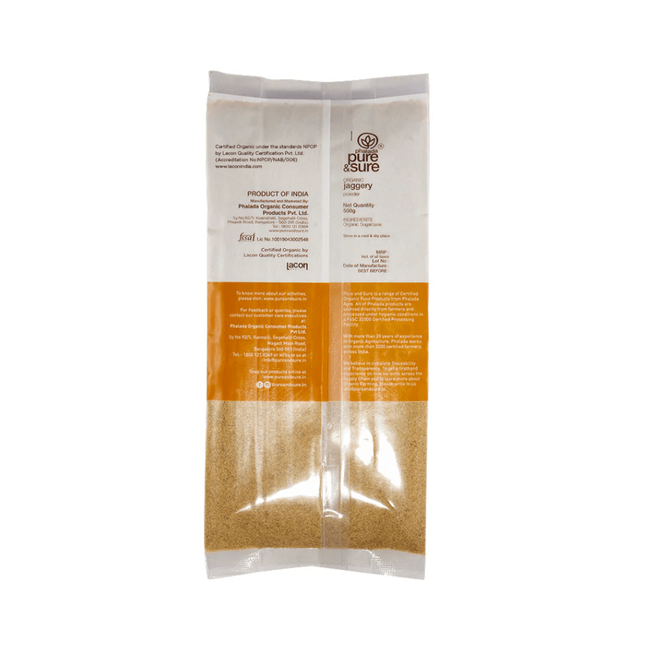 Organic Jaggery powder - Phalada Pure & Sure - Freshmills