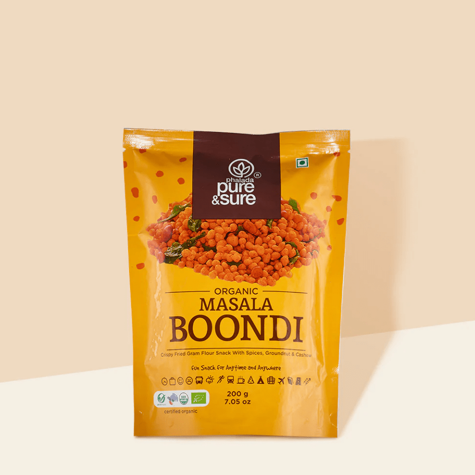 Organic Masala Boondi - Phalada Pure & Sure - Freshmills