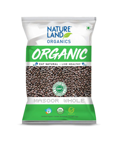 Organic Masur Whole - Nature Land - Freshmills