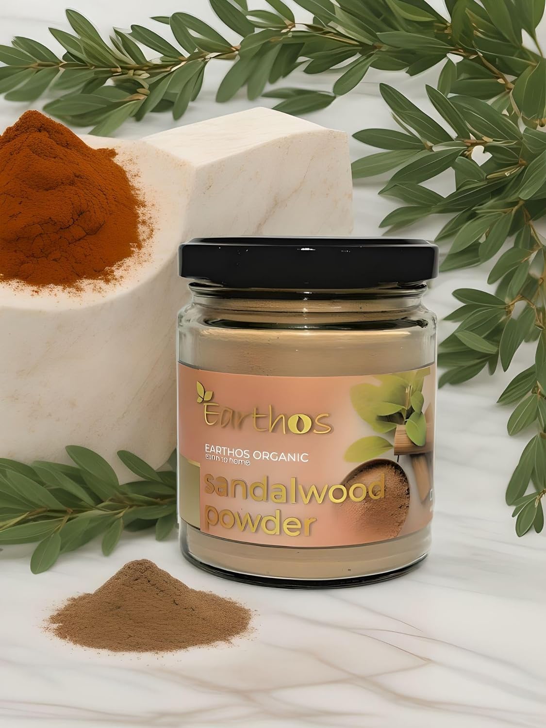 Organic Sandalwood Powder - Earthos - Freshmills