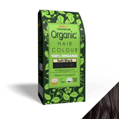 Organic Soft Black Hair Colour - Radico - Freshmills