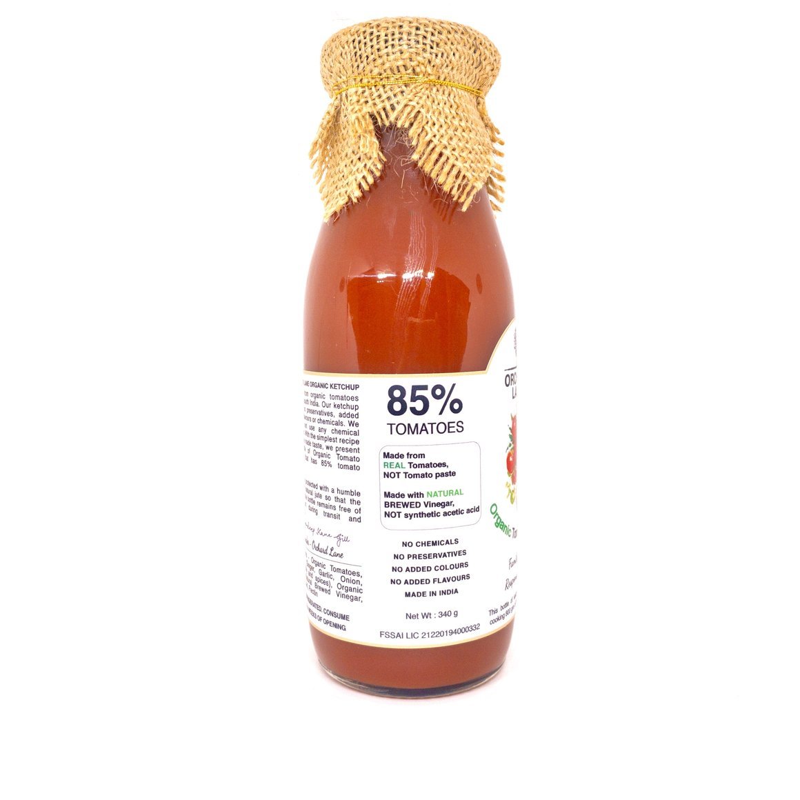 Organic Tomato Ketchup - Orchard Lane - Freshmills