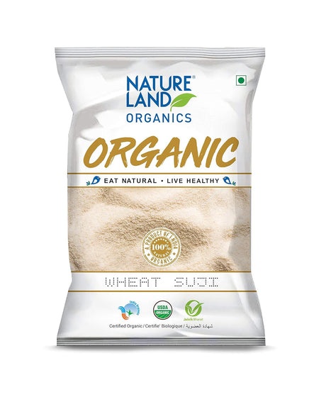 Organic Wheat Suji - Nature Land - Freshmills