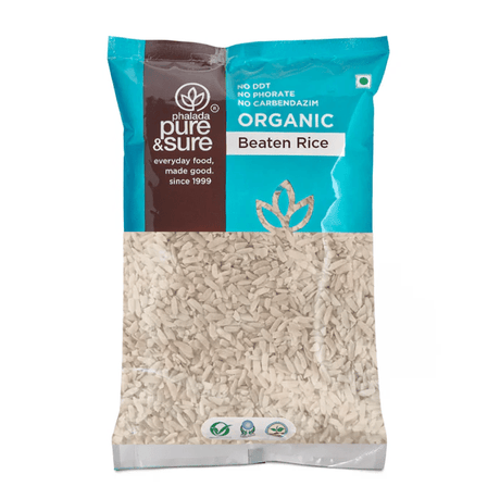 Organic White beaten Rice - Phalada Pure & Sure - Freshmills