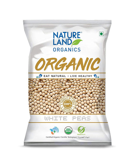 Organic White Peas - Nature Land - Freshmills