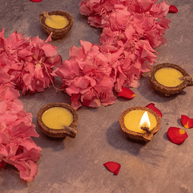 Panchagavya Diya with Ghee - Swaha - Freshmills