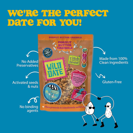 Peanut Butter Granola - wild date - Freshmills