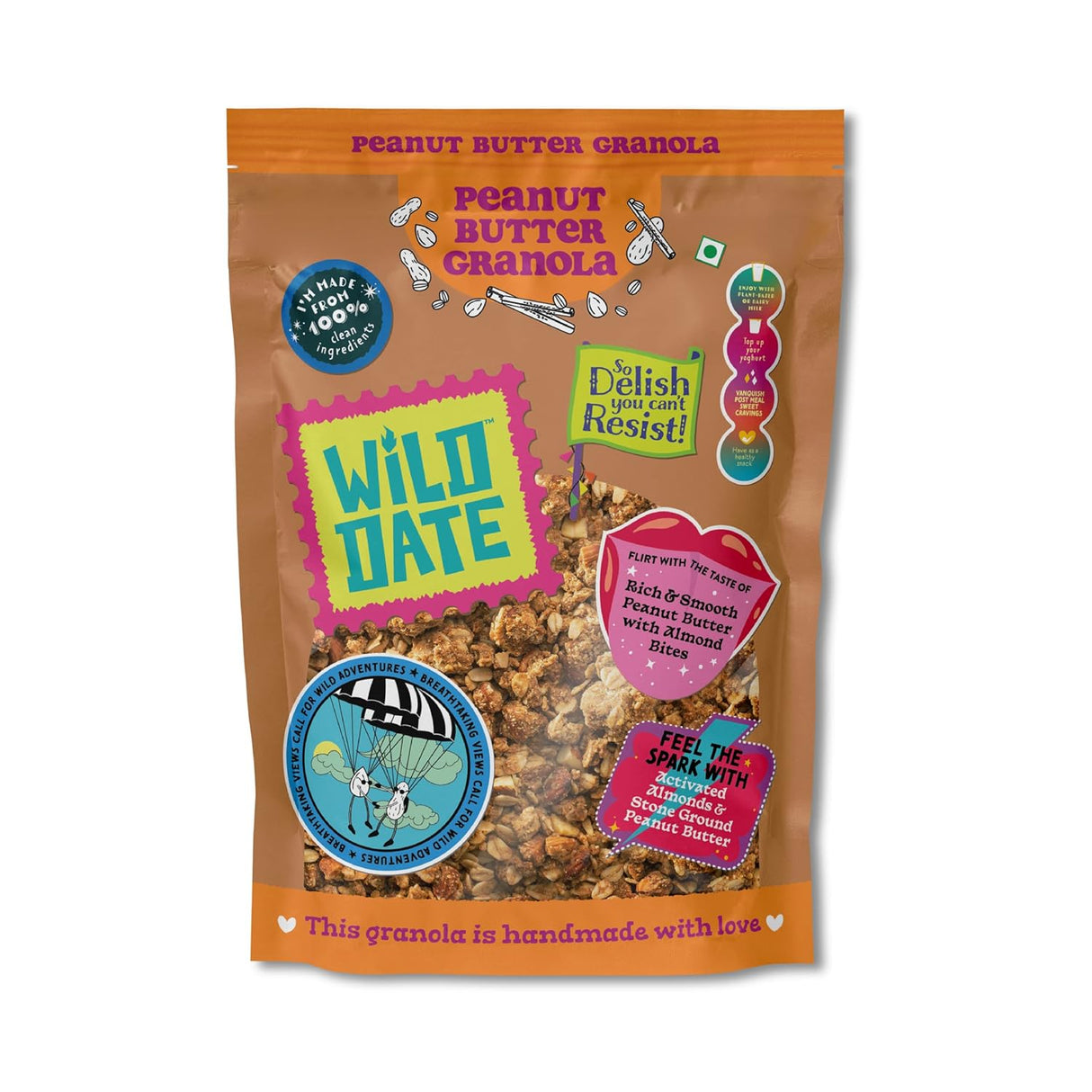 Peanut Butter Granola - wild date - Freshmills