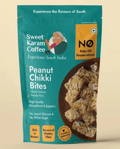 Peanut Chikki - Sweet Karam Coffee - Freshmills