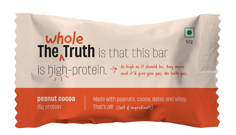 Peanut Cocoa Protein bar - The Whole Truth - Freshmills