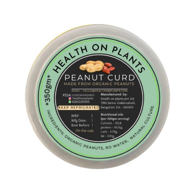 Peanut Curd - Health on Plants - Freshmills