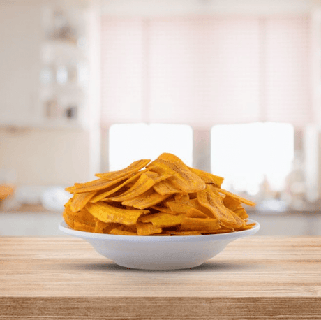 Peri Peri Yellow Banana Chips - Home D'elite - Freshmills