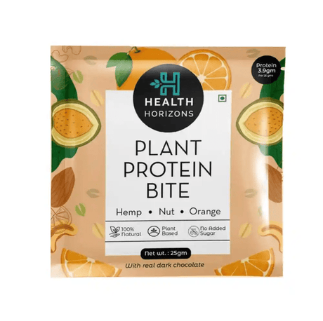 Plant Protein Bite - Orange - The Health Horizons - Freshmills