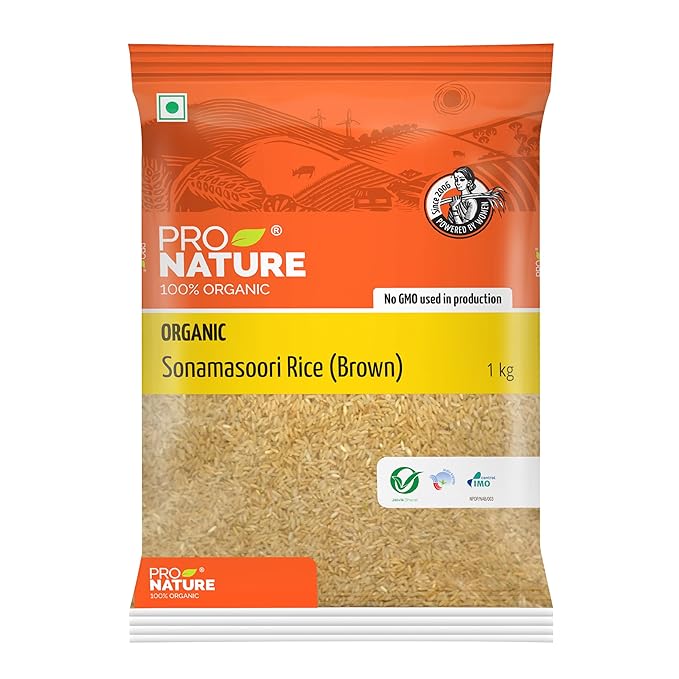 Organic Sonamasoori Rice (Brown)