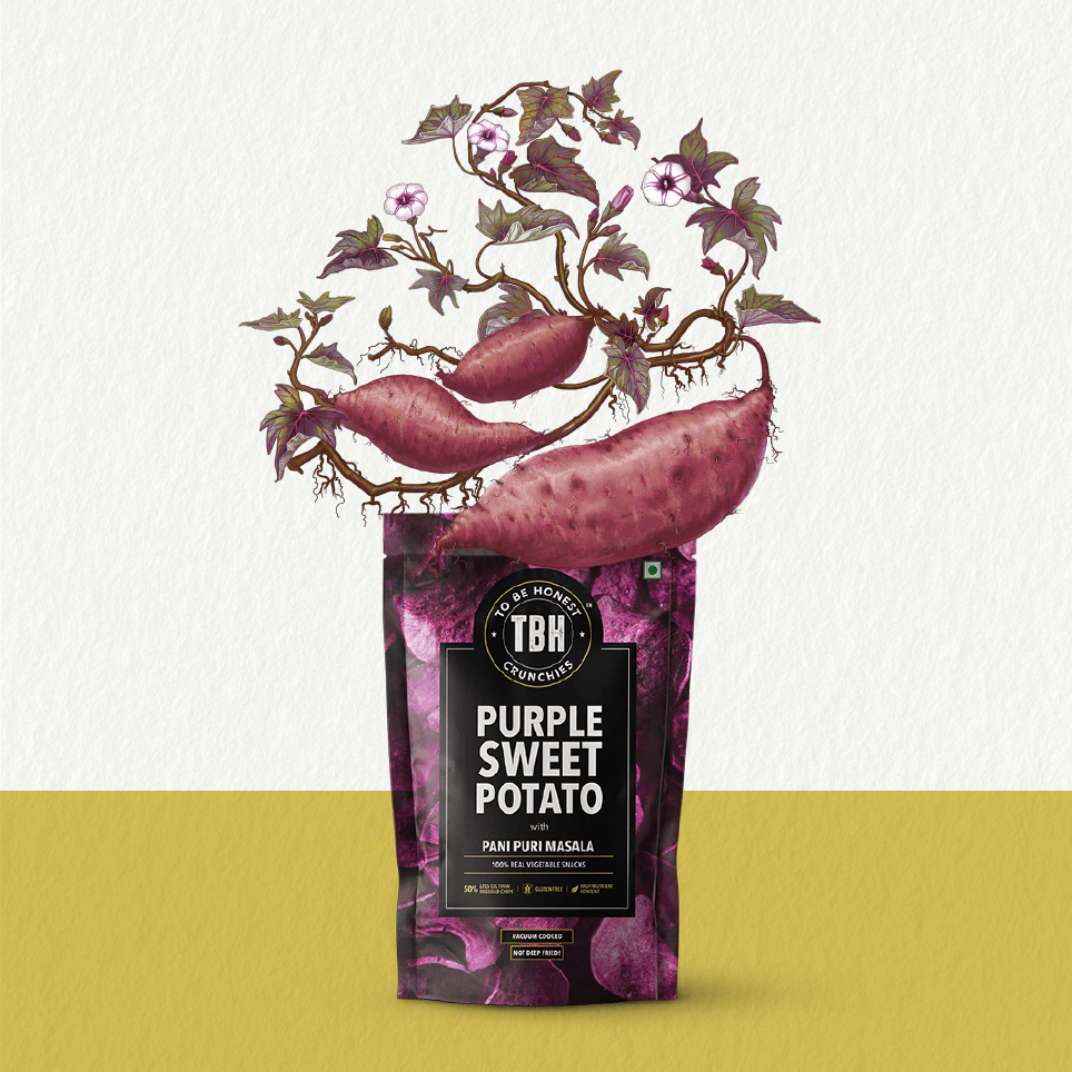 Purple Sweet Potato with Pani Puri Masala - TBH - Freshmills