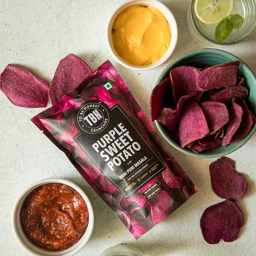 Purple Sweet Potato with Pani Puri Masala - TBH - Freshmills