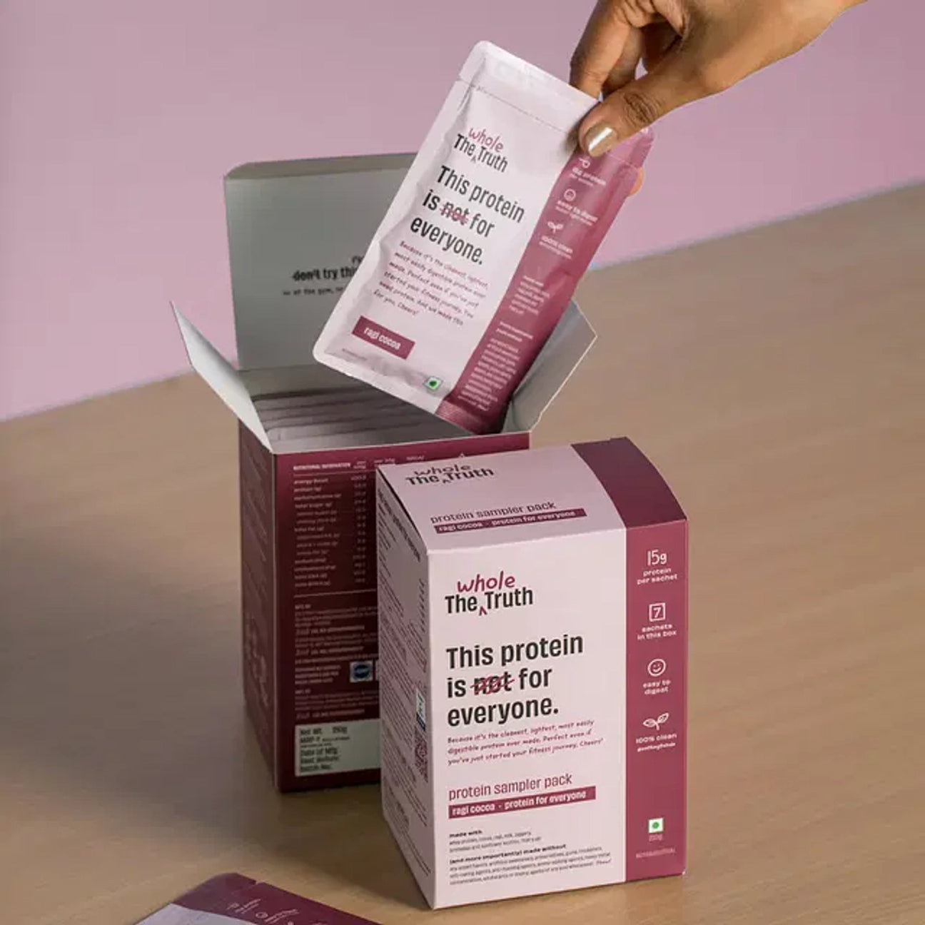 Ragi Cocoa Protein Powder - The Whole Truth - Freshmills