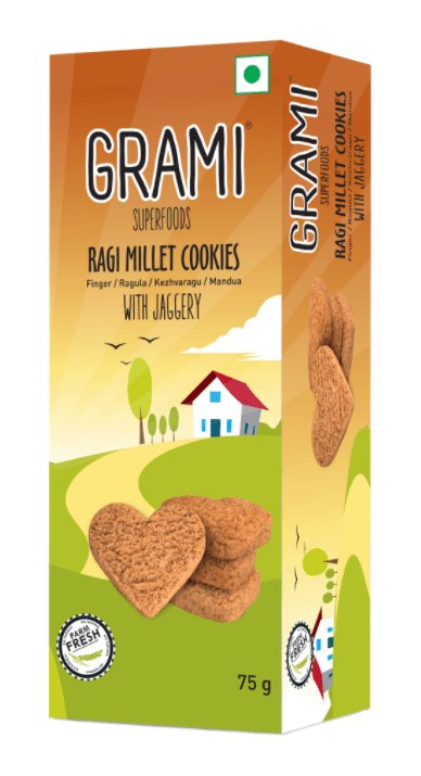 Ragi Millet Cookies - grami - Freshmills