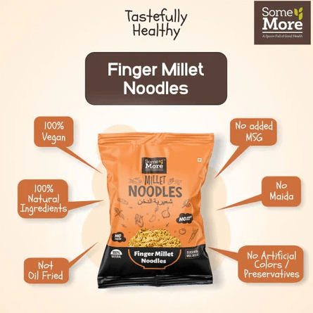 Ragi/Finger Millet Noodles - Some More - Freshmills