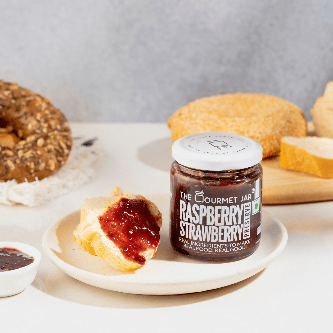 Raspberry Strawberry Preserve - The Gourmet Jar - Freshmills