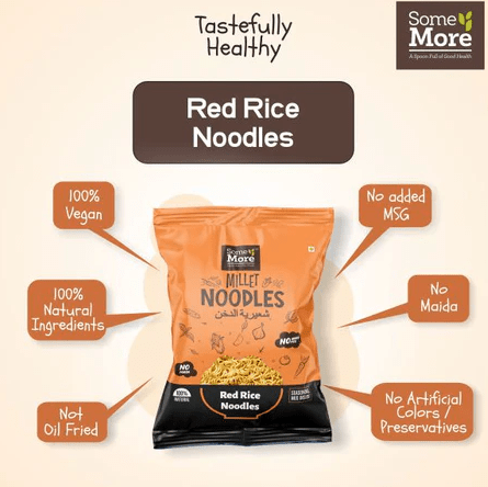 Red Rice Noodles - Some More - Freshmills