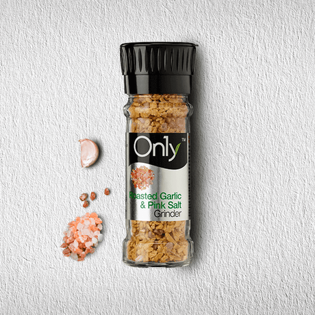 Roasted Garlic & Pink Salt Grinder 65g - On1y - Freshmills